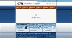 Desktop Screenshot of moderndesigns.net